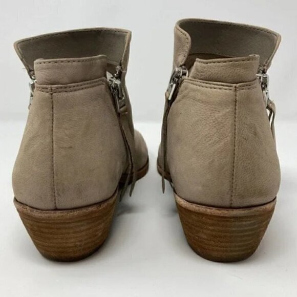 Sam Edelman Packer Brown Suede Ankle Zip Booties - Size 9 - Picture 6 of 8